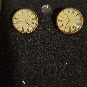 On the Clock Modcloth Clock Earrings
